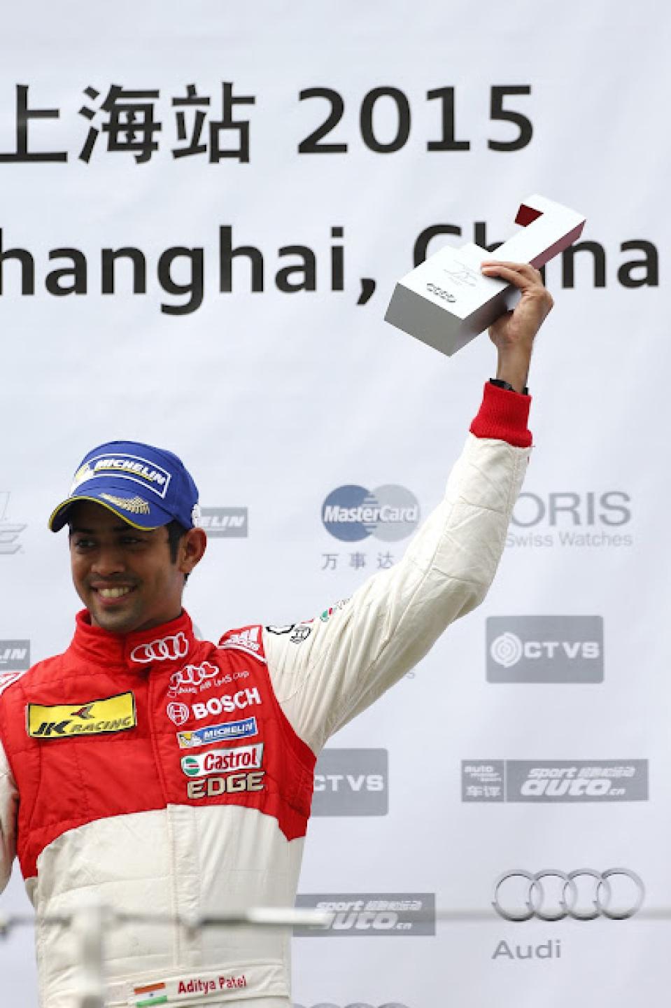 Aditya Patel wins final race in Audi R8 LMS Cup Shanghai and finishes fourth overall