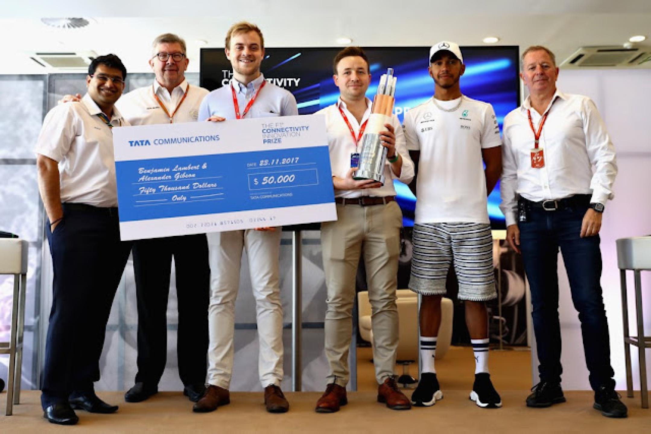 IoT solution to enhance F1 fan experience wins 2017 F1 Connectivity Innovation Prize