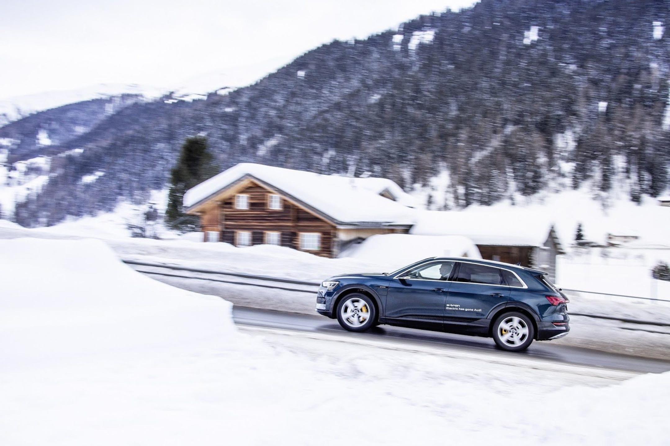 WEF Davos electrified by Audi e-tron