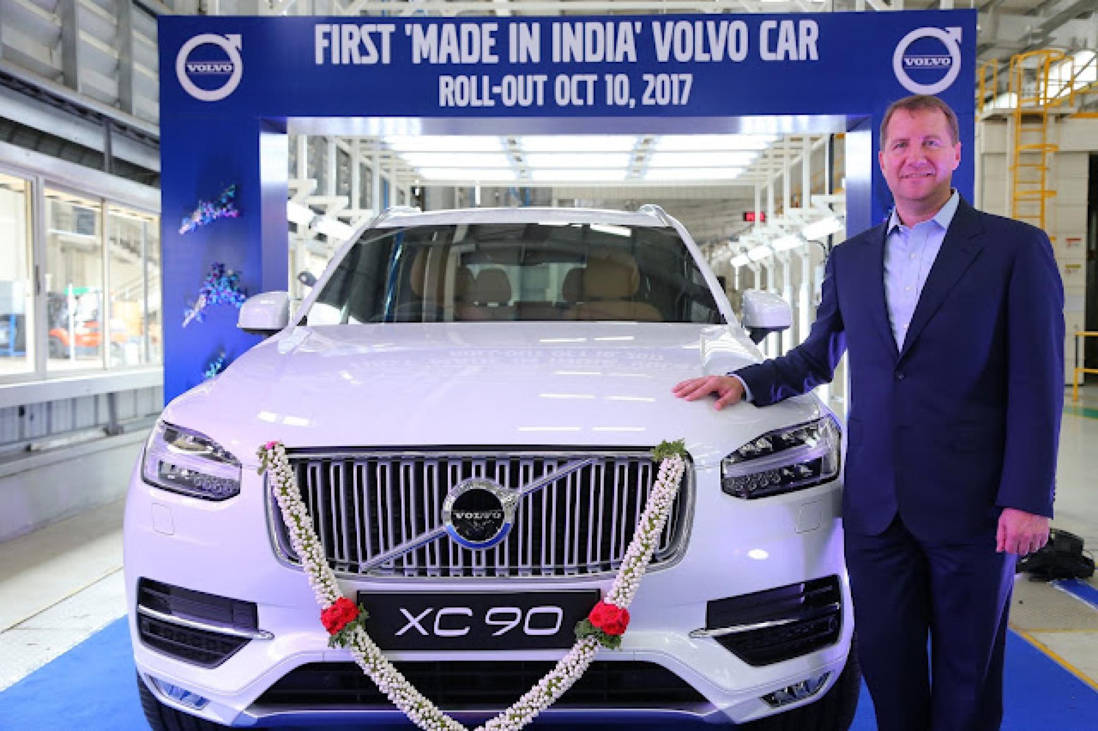#MakeinIndia: Volvo rolls out the first locally assembled XC90 in India