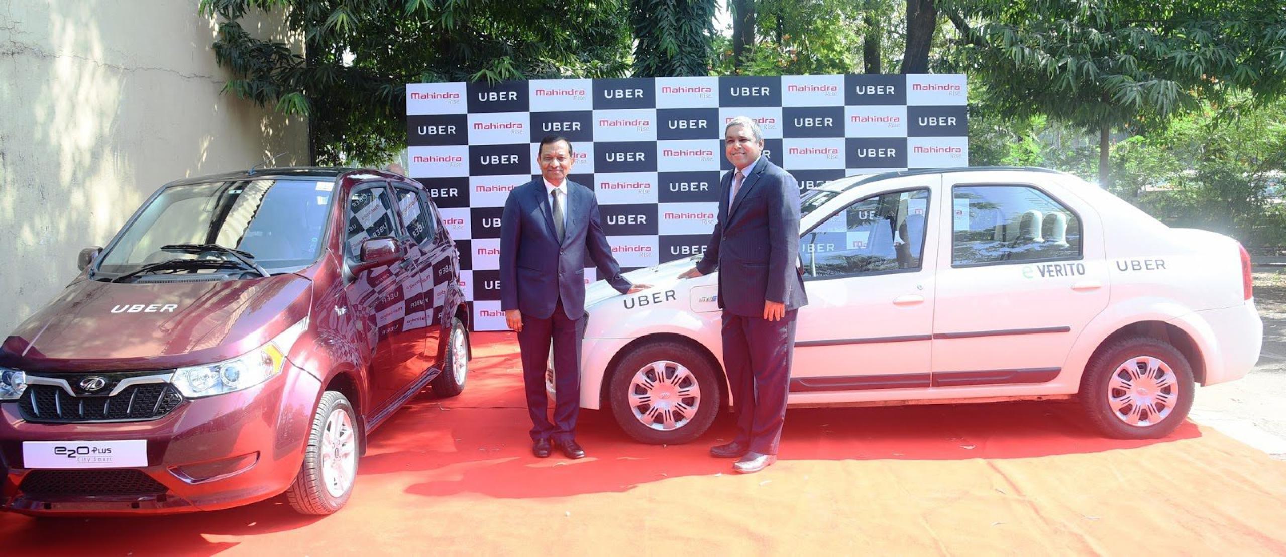 Mahindra partners with Uber to deploy electric vehicles in India