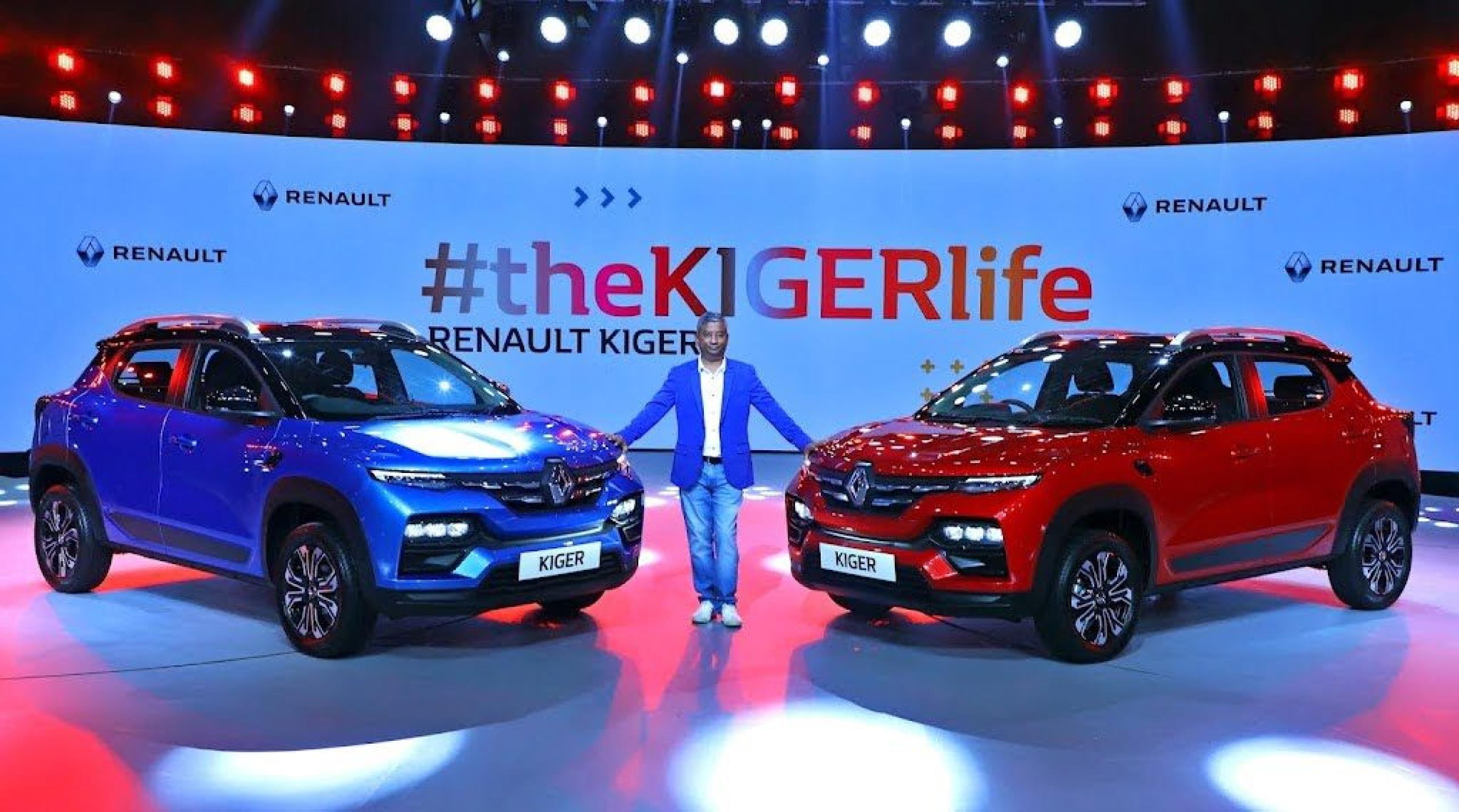 Renault KIGER - the sporty sub compact SUV makes its debut in India