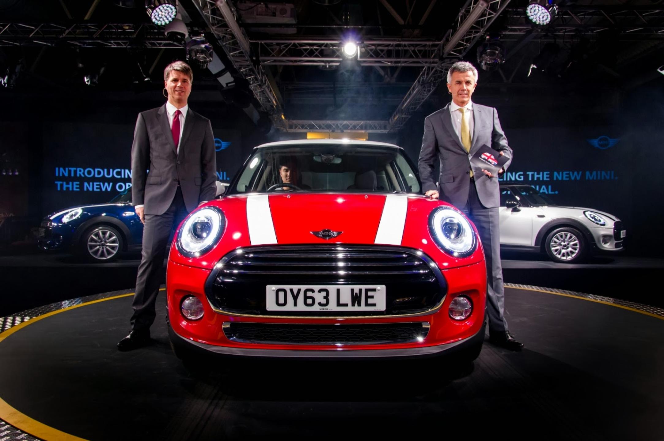 The new MINI makes its worldwide debut at Plant Oxford