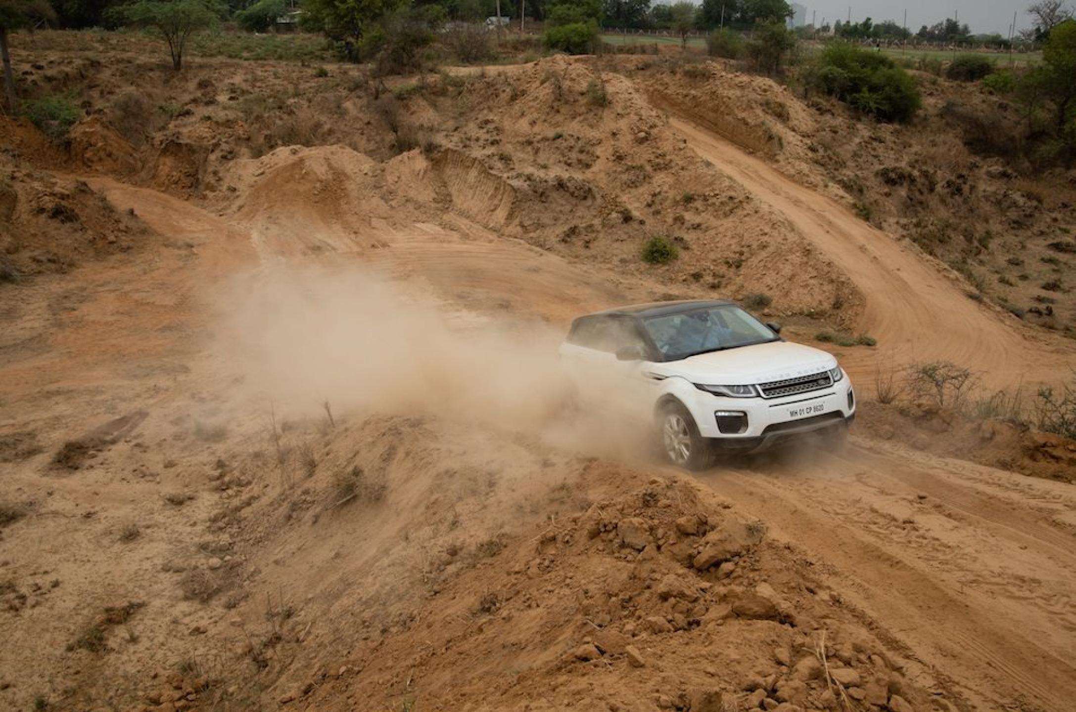 The 'Above & Beyond Tour'. Exploring the depth of capability of Land Rover vehicles in tough Indian conditions