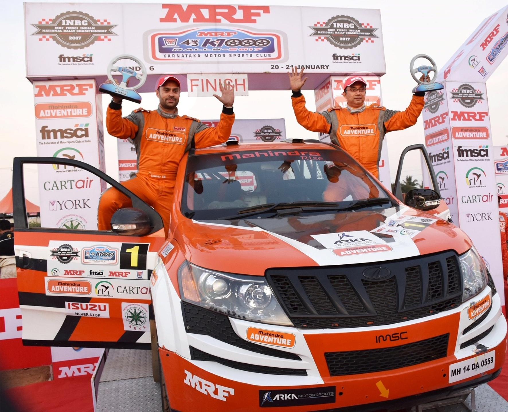 Gaurav Gill of Team Mahindra Adventure clinches fifth INRC Title