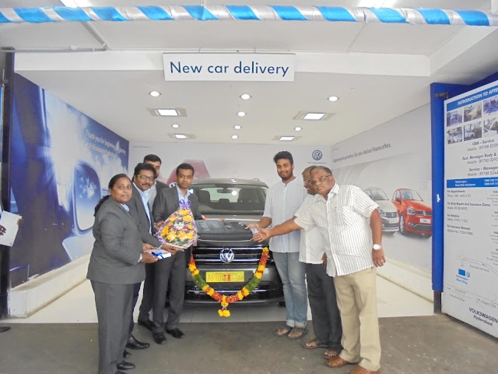 Hyderabad customer becomes the first owner of Volkswagen India's premium SUV Tiguan