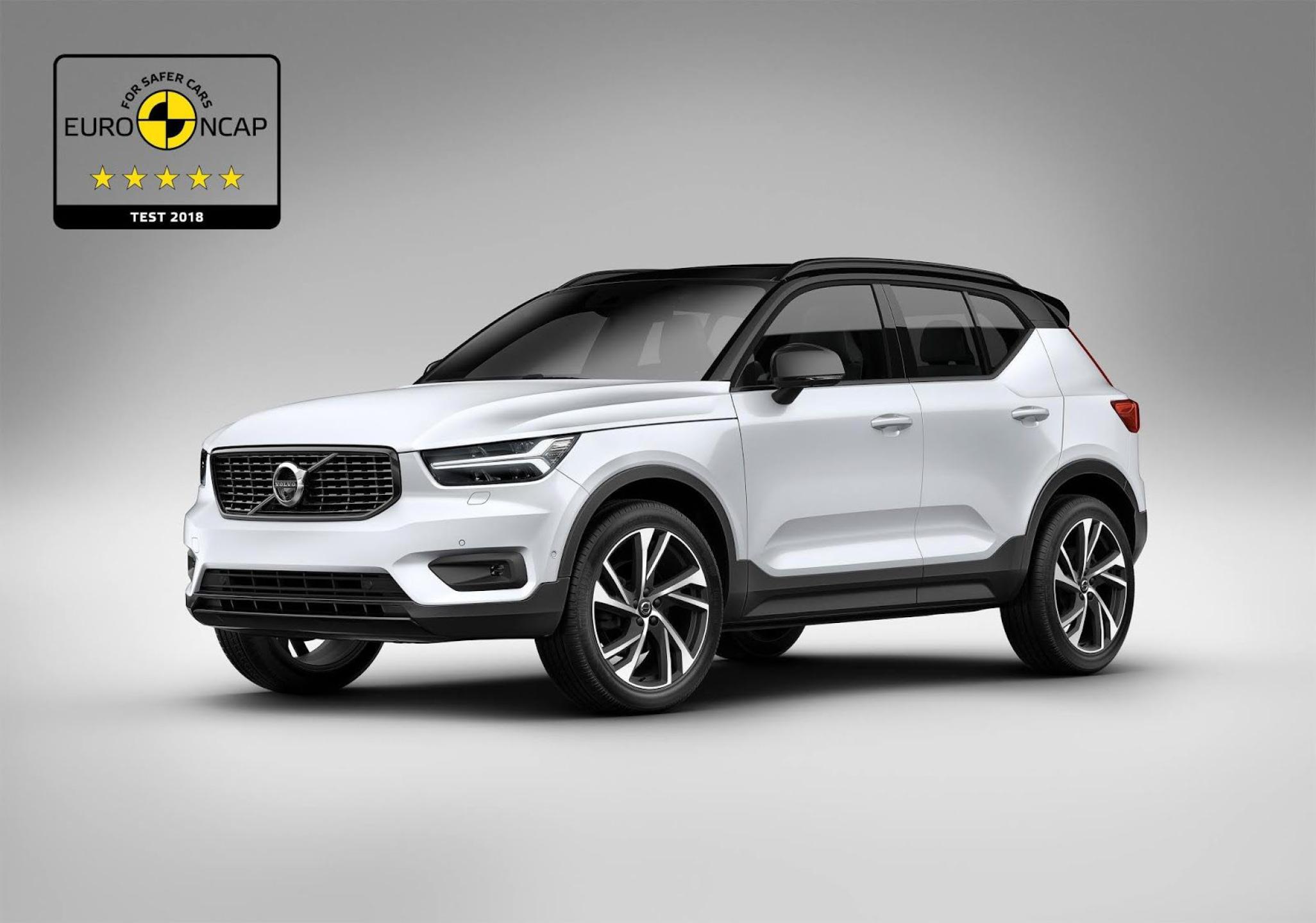 Volvo XC40 receives five star rating in Euro NCAP assessment